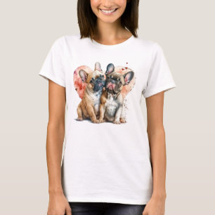 Fransk Bulldog i Kärlek T Shirt