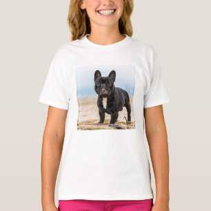 Fransk Bulldog i Sand T Shirt