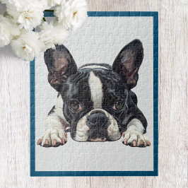 Fransk Bulldog Jigszle Puzzle Pussel