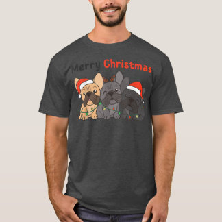 Fransk Bulldog Jul Animals Cute Hundar Merry C T Shirt