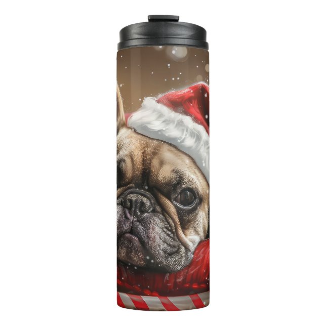 Fransk Bulldog Jul Festive (Framsida)
