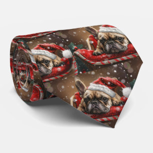 Fransk Bulldog Jul Festive Slips