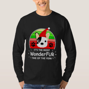 Fransk Bulldog Jul för Hund T Shirt