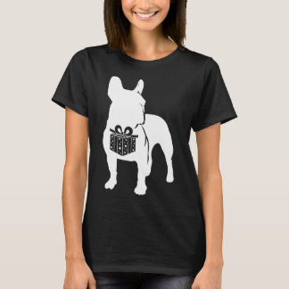 Fransk Bulldog jul Hund Frenchie T Shirt