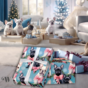 Fransk Bulldog jul Joy Presentpapper