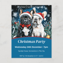 Fransk Bulldog jul Party