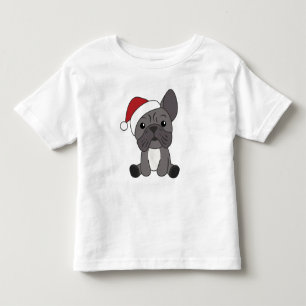 Fransk Bulldog Jul Snö Winter Animals T Shirt