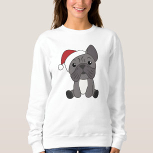 Fransk Bulldog Jul Snö Winter Animals T Shirt