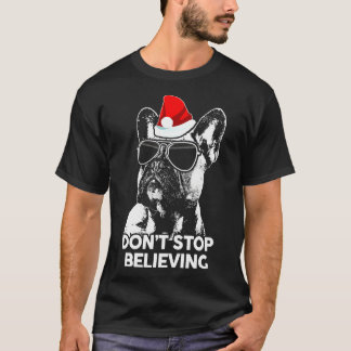 Fransk Bulldog-jul T Shirt