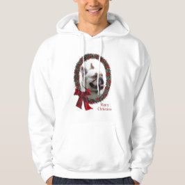 Fransk Bulldog-julklappar Sweatshirt Med Luva
