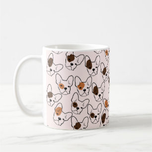 Fransk Bulldog-kaffe Mugg