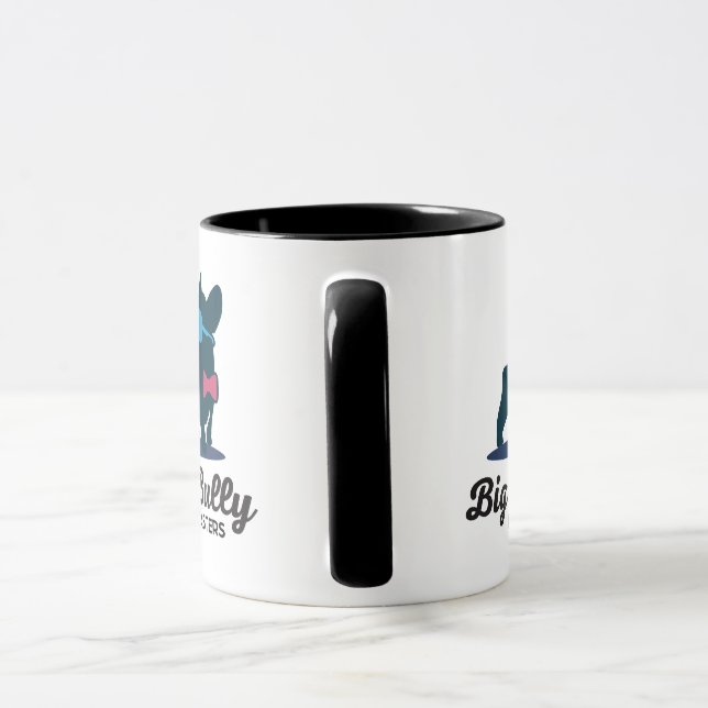Fransk Bulldog-kaffe mugg från Big Bully Roasters (Handtag)