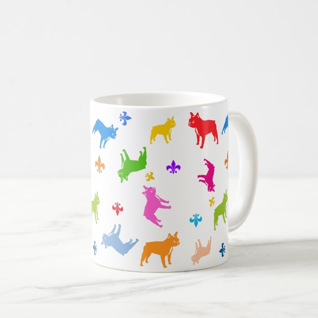 Fransk Bulldog Kaffemugg (Framsida höger)