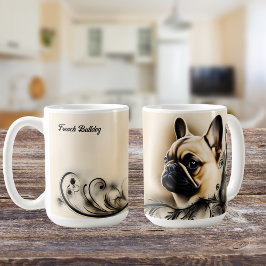 Fransk Bulldog Kaffemugg