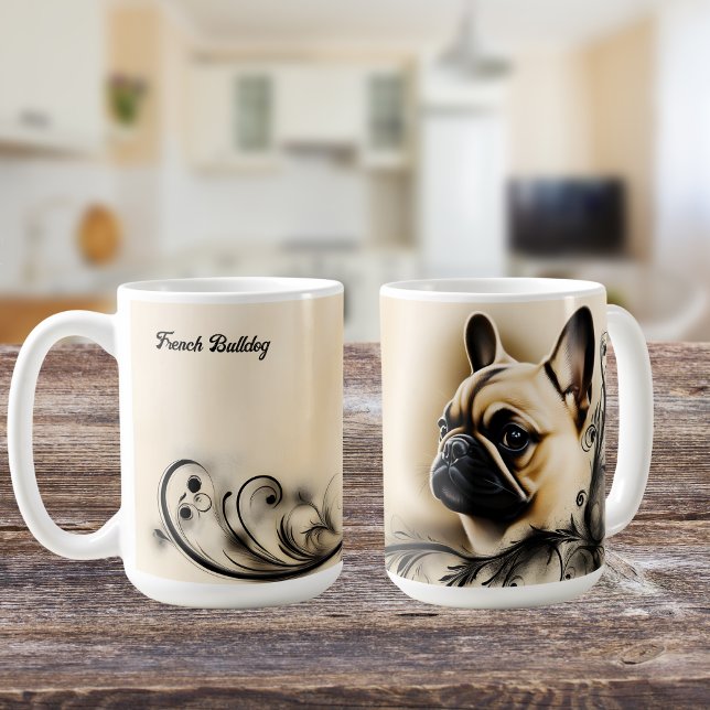 Fransk Bulldog Kaffemugg (Skapare uppladdad)