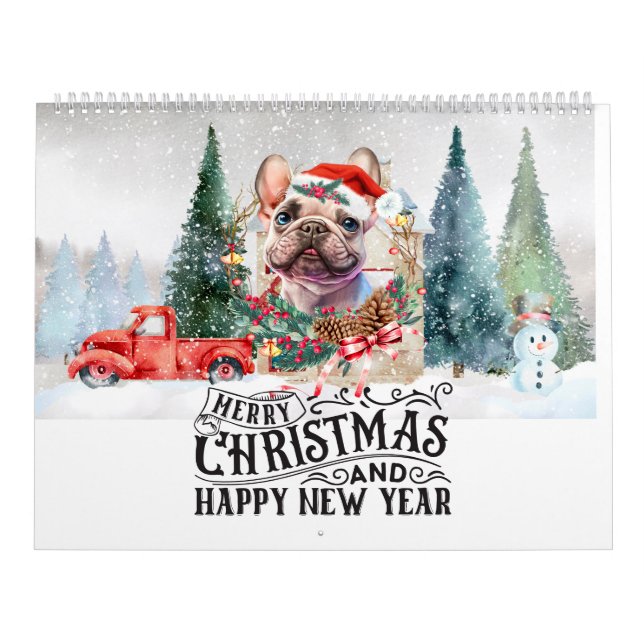 Fransk Bulldog Kalender (Omslag)