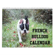 Fransk Bulldog-kalender med dina foton