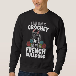 Fransk Bulldog kärlek Bulldog Hundras Lång Ärmad Tröja