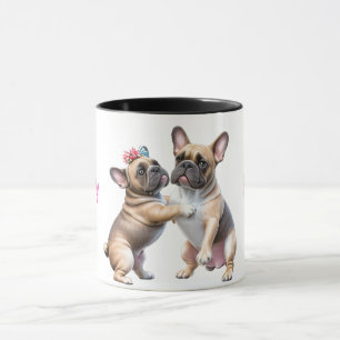 Fransk Bulldog kärlek Fransk Bulldog Mugg