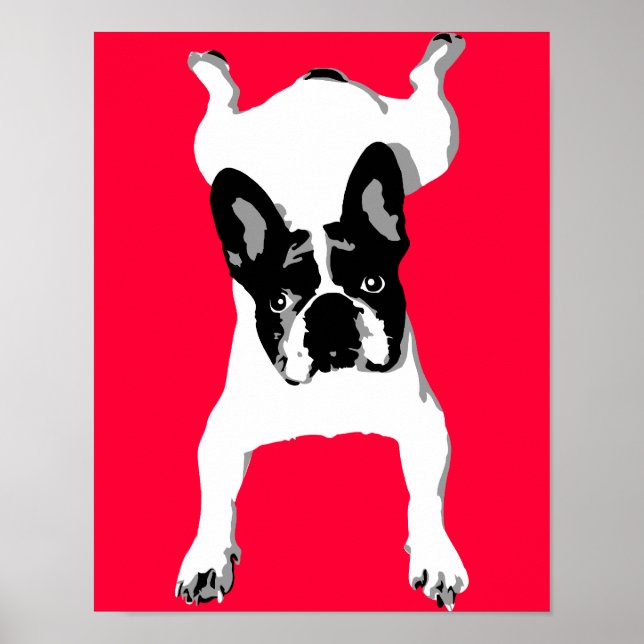 Fransk Bulldog kärlek Poster (Framsidan)
