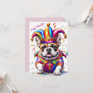 Fransk Bulldog Karneval Fransk Bulldog Inbjudningar