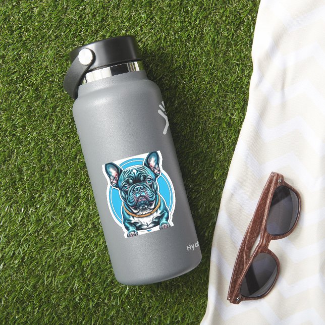 Fransk Bulldog Klistermärken (HydroFlask Insitu)