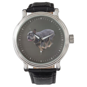 Fransk Bulldog Kör Armbandsur