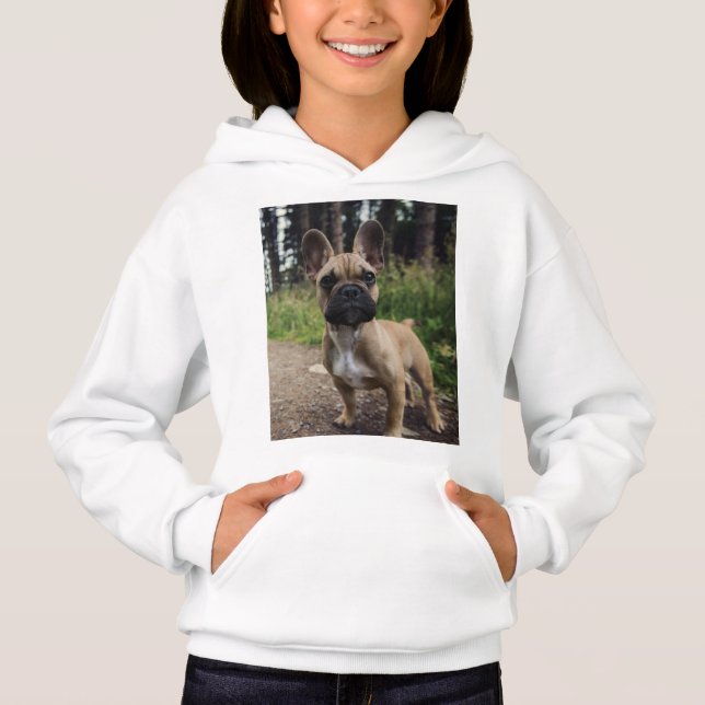 Fransk Bulldog Kudd T Shirt (Framsida)