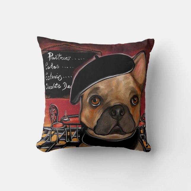 FRANSK BULLDOG      KUDDE (Framsida)