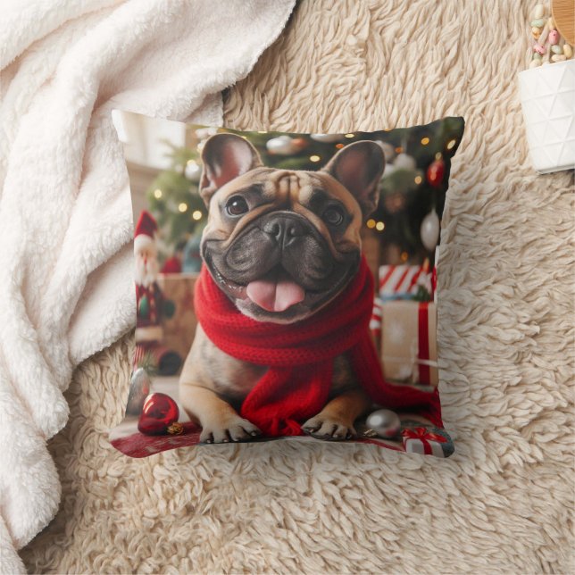 fransk-bulldog-kudde kudde (Filt)