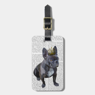 Fransk Bulldog Kung Bagagebricka