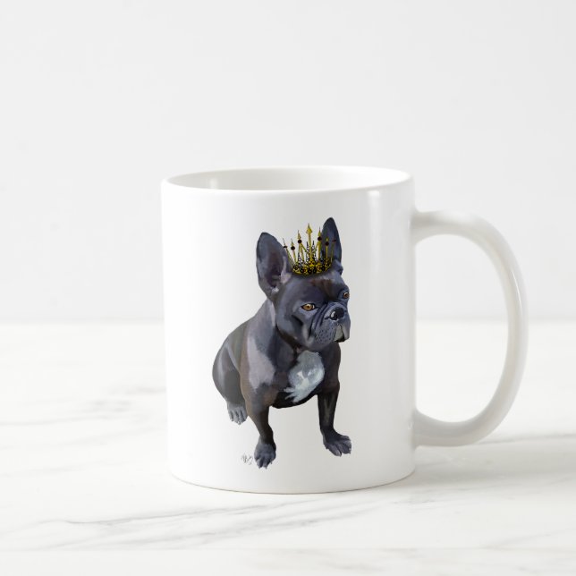 Fransk Bulldog Kung Kaffemugg (Höger)