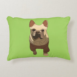 Fransk Bulldog, Limegrön Prydnadskudde