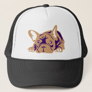 Fransk Bulldog Logotyp Keps