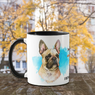 Fransk Bulldog Loyal Friend Mugg