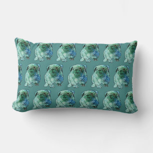 Fransk Bulldog Lumbar Cushion Lumbarkudde