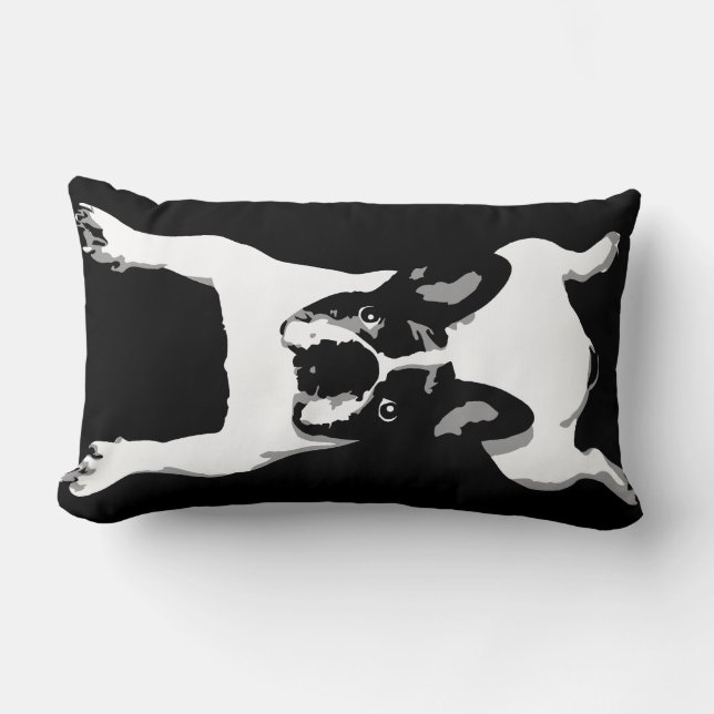 Fransk Bulldog Lumbarkudde (Framsida)