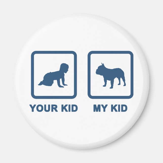 Fransk Bulldog Magnet (Framsidan)