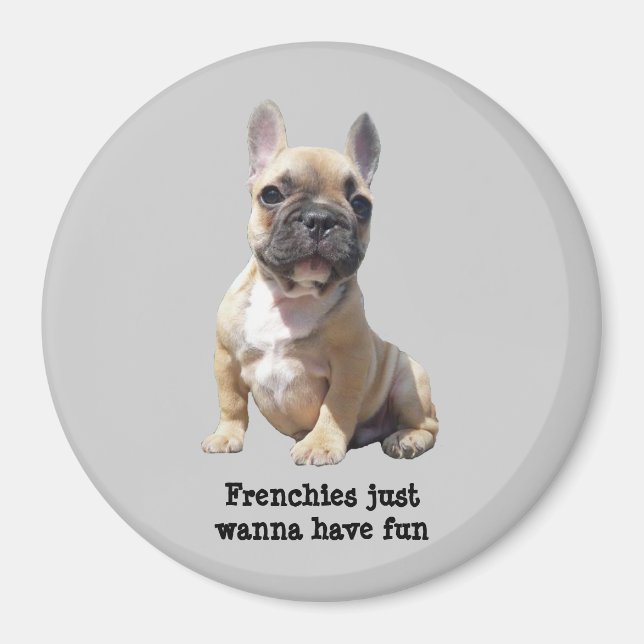 Fransk Bulldog Magnet (Framsidan)