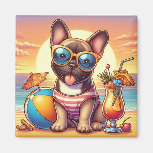 Fransk Bulldog Magnet