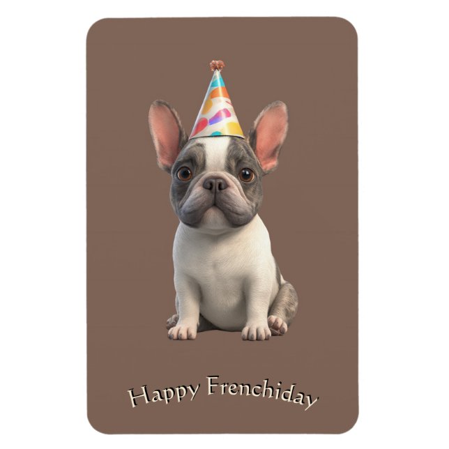 Fransk Bulldog Magnet (Vertikal)
