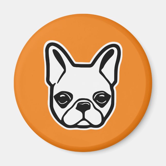 Fransk Bulldog Magnet (Framsidan)