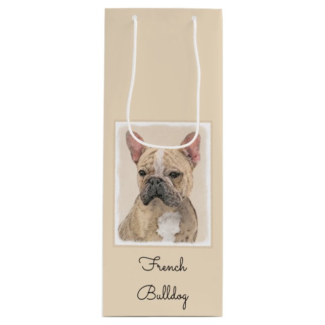 Fransk Bulldog-målning (Sable) - Cute Original Do (Framsidan)