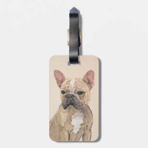 Fransk Bulldog-målning (Sable) - Cute Original Do Bagagebricka