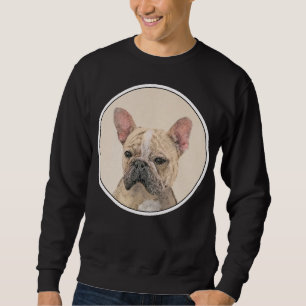 Fransk Bulldog-målning (Sable) - Cute Original Do Lång Ärmad Tröja
