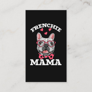 Fransk Bulldog Mamma Funny Frenchie Mamma Visitkort