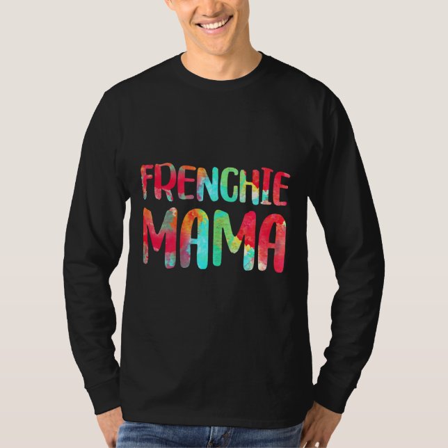 Fransk Bulldog Mamma Gif T Shirt (Framsida)