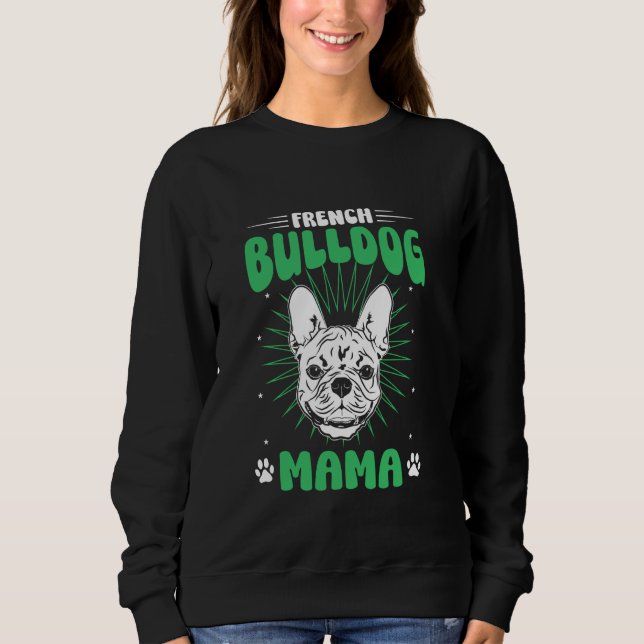 Fransk Bulldog-Mamma T Shirt (Framsida)