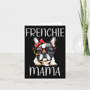 Fransk Bulldog Mamma Vattenfärg Hund Mors Dag Kort