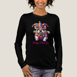 Fransk Bulldog Mardi Gras French Bulldog T Shirt